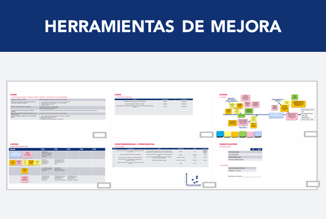 Ejemplo de herramientas colaborativas de mejora
