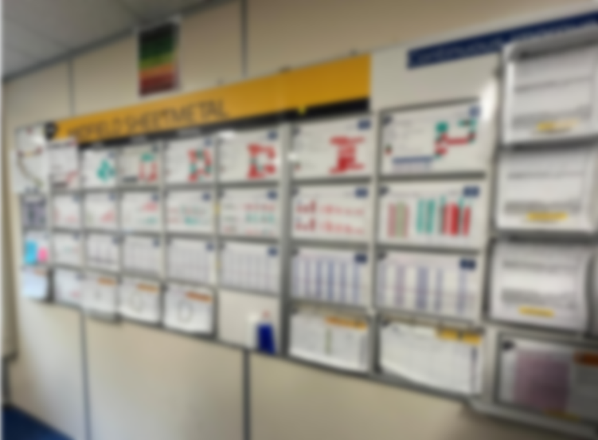 Beispiel f&uuml;r die implementierten Kaizen-Tools