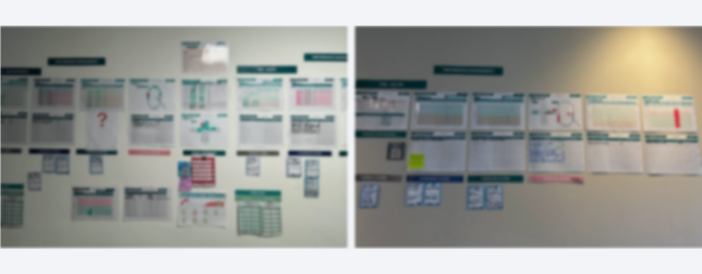 Pictures of daily management boards