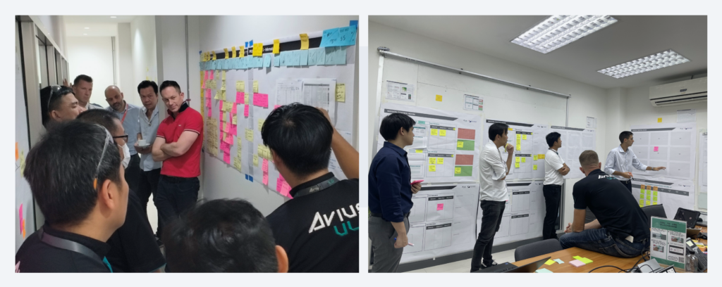 Daily Kaizen meetings in the company