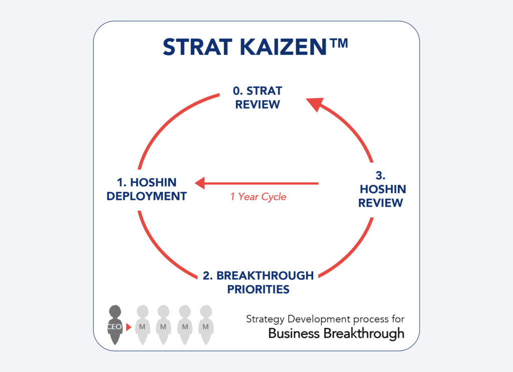 Representative image of the Strat KAIZEN™ cycle