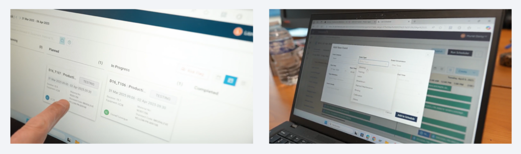 Photos du processus de num&eacute;risation des activit&eacute;s