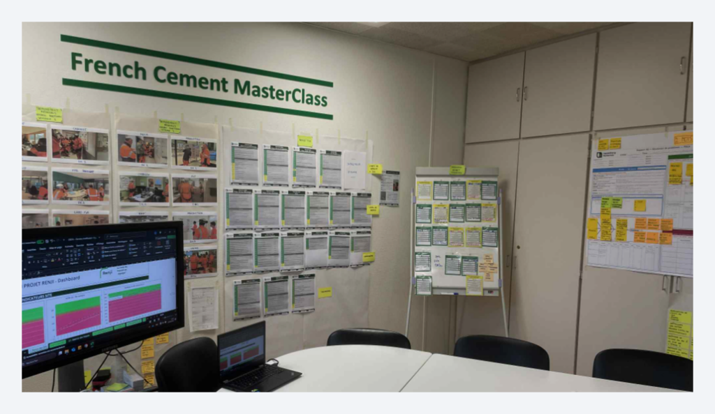 Photo de la salle obeya à couvrot