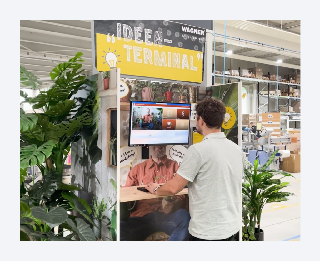 Photo of the "Ideen Terminal&rdquo;