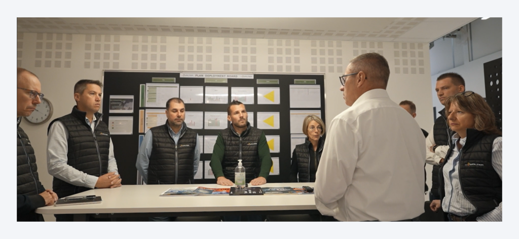 Salle de contr&ocirc;le de la mission chez Walter Tools