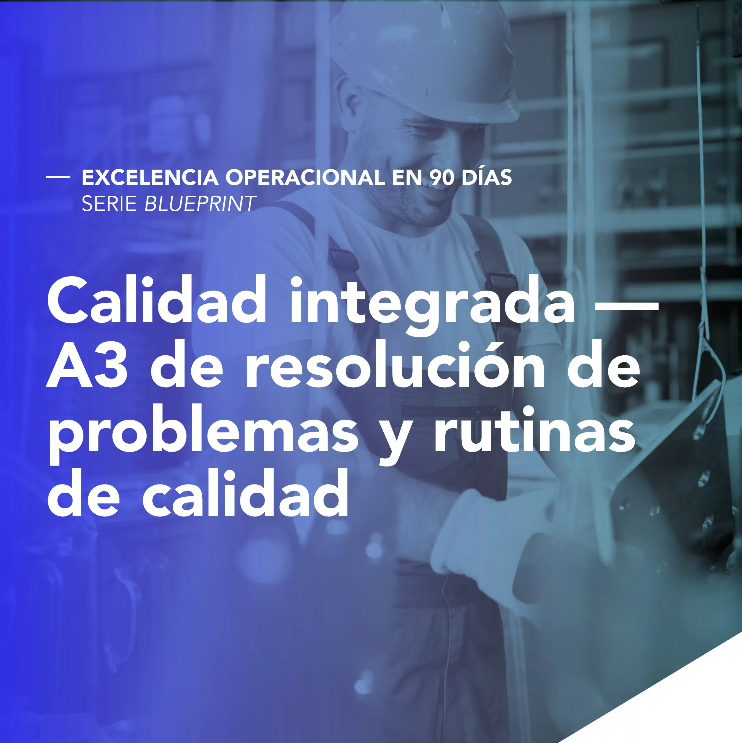 Calidad integrada — A3 de resolución de problemas y rutinas de calidad