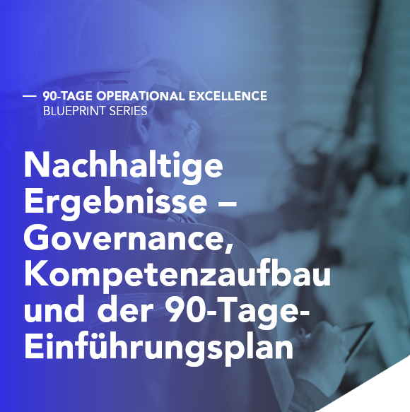 Nachhaltige Ergebnisse – Governance, Kompetenzaufbau und der 90-Tage-Einführungsplan