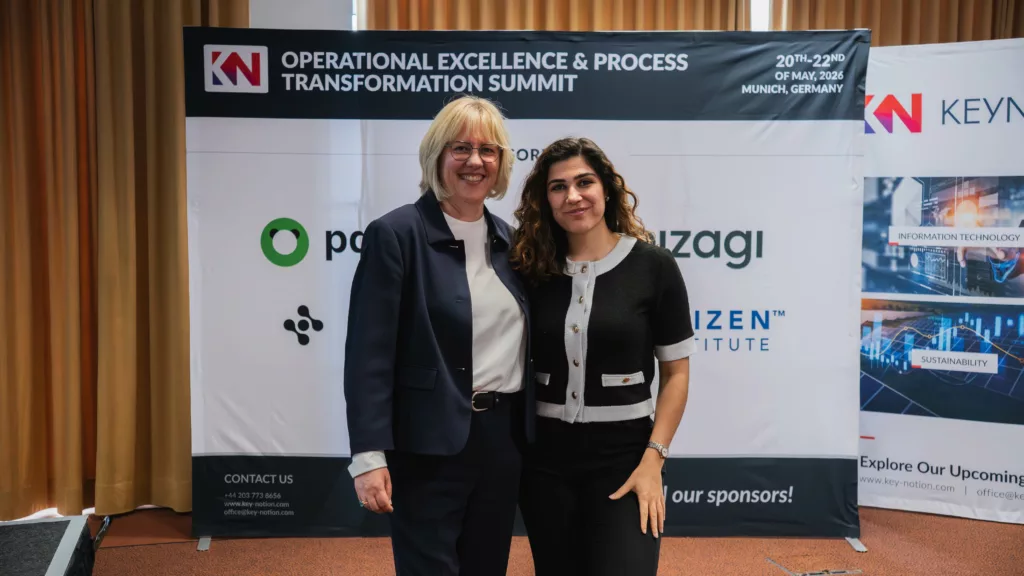 Carmen Beernaert und Regina Paiva bei dem Keynotion Summit Munchen