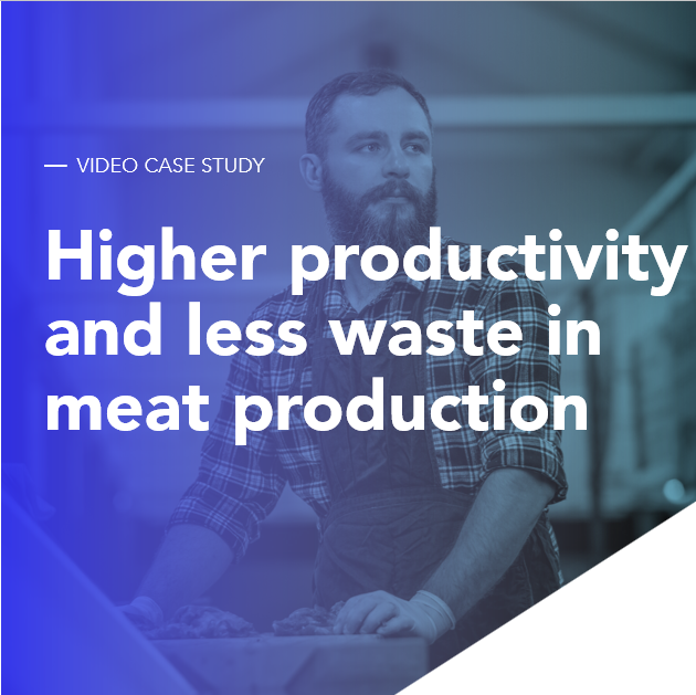 Higher productivity and less waste in meat production