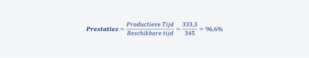 Prestatieberekeningsformule